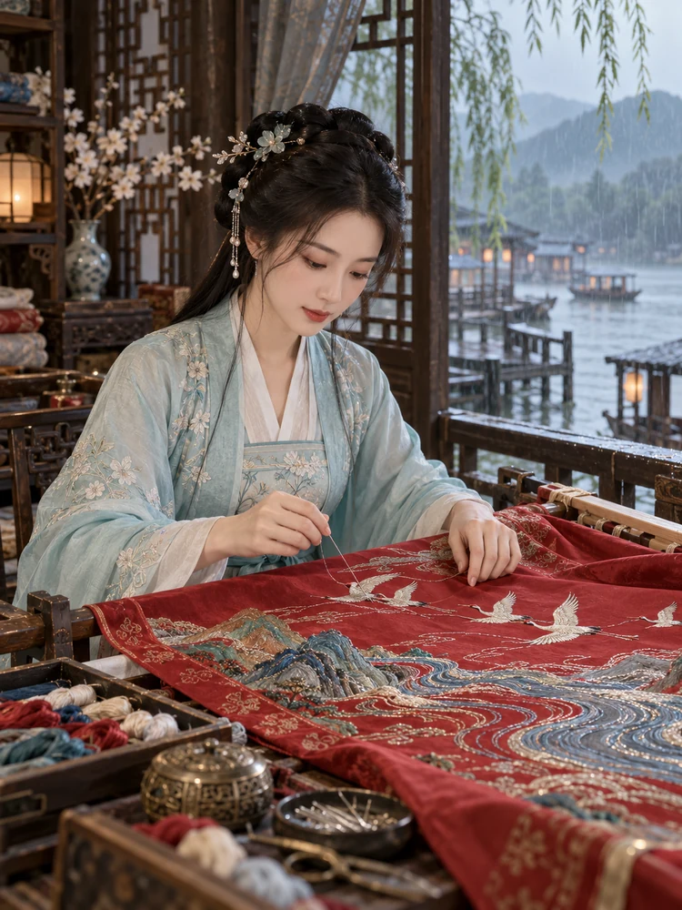 黄瓜短剧《雁归绣山河》剧情封面